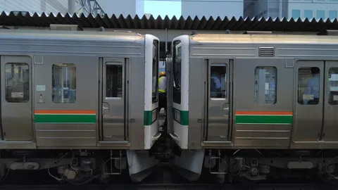 連結部分の隙間と信号