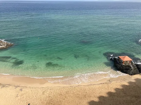 南国の海辺、風と波の音