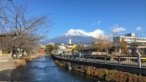 悠久の富士と清流の道