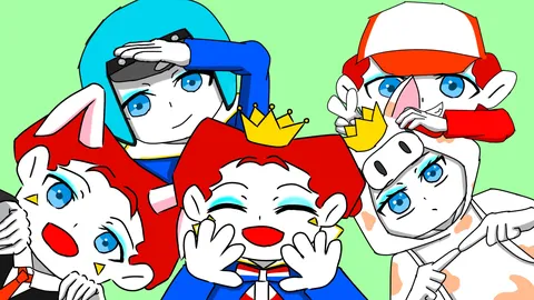 個性爆発！みんなで集合写真