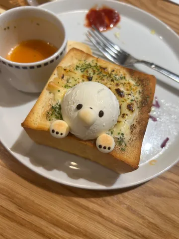 とろけるチーズと可愛すぎるパン