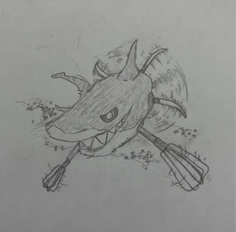 鉛筆ドラゴンの一枚