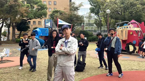 遊園地の午後のひととき
