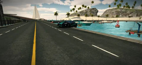 青い海と疾走の予感