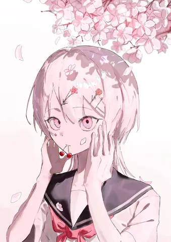 桜の下の甘酸っぱい時間