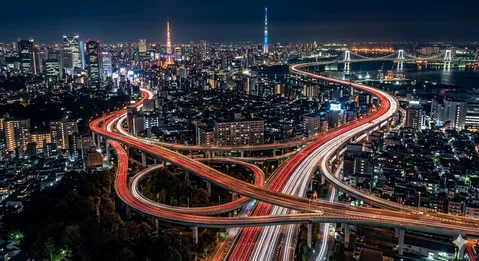 都市の動脈、夜の叙情詩