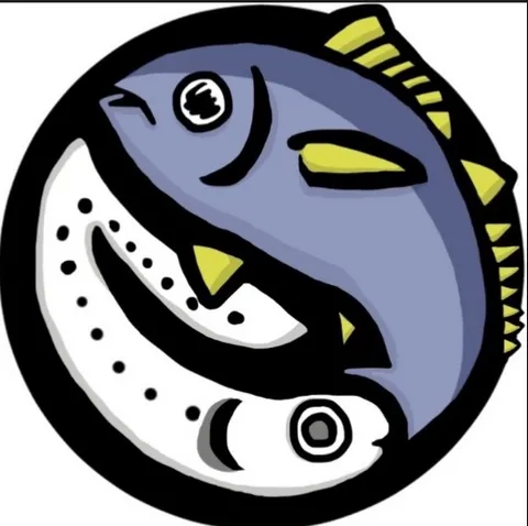 陰陽魚、水中散歩？
