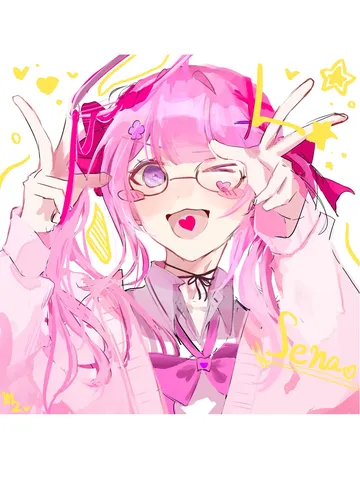ピンクに包まれたキュートな世界