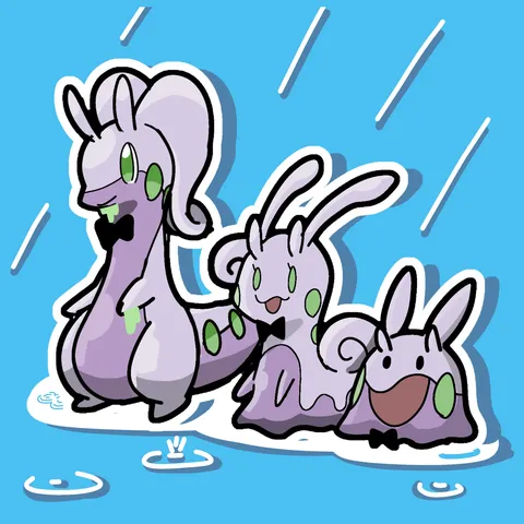 雨の日も元気！むらさきの仲間たち