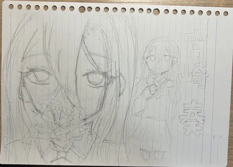 鉛筆の線が織りなす、儚い世界
