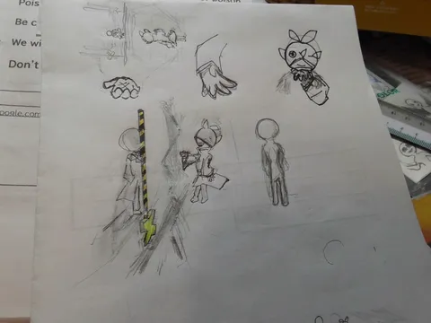 閃光の瞬間、静止した世界