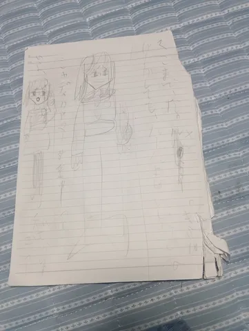 少女たちの鉛筆デッサン
