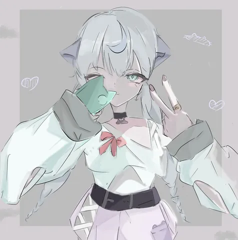猫耳少女と小さな魚