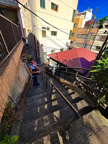 階段に刻む日常の風景