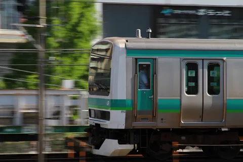 緑と鉄路の交差点