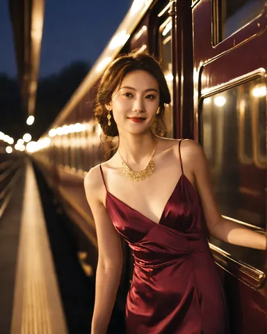 夜汽車の旅へ誘う、華麗な装い