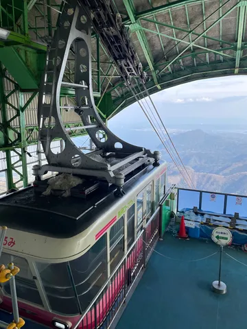 山頂駅からの絶景ロープウェイ
