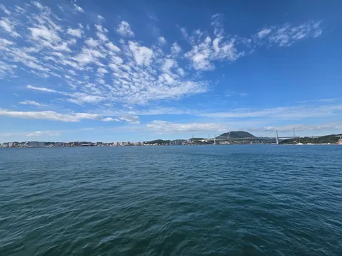 海と空の軽やかな一日