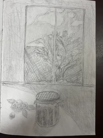 窓辺に描く静かな風景