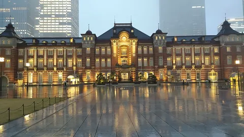 水面に映る光の競演
