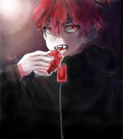 血を吸う少年