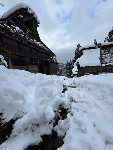 雪まみれ！どこまで続く道？