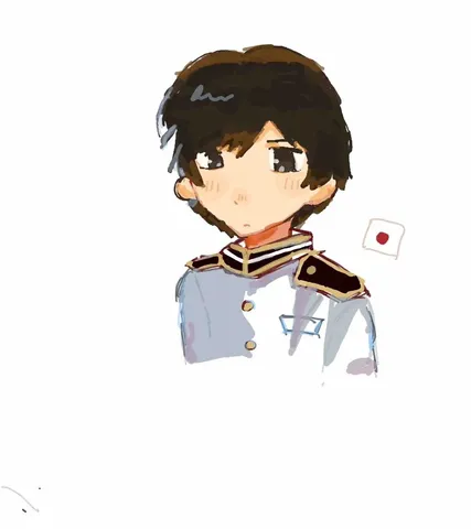 制服と静かな朝の影