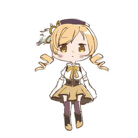 ちっちゃくてかわいい！魔法少女風のイラスト