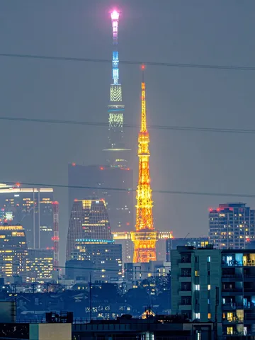 対照的な二つの輝き