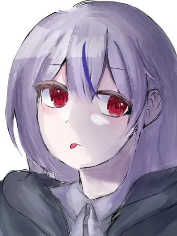 紫髪少女の憂い