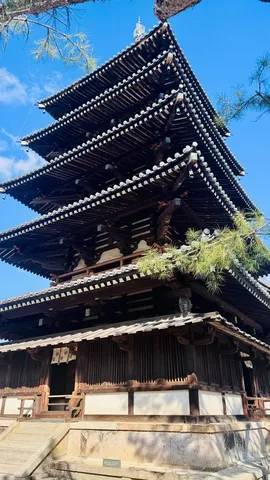 悠久の時を刻む、五重の塔
