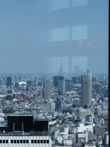 写り込みの向こう側、都会の蜃気楼