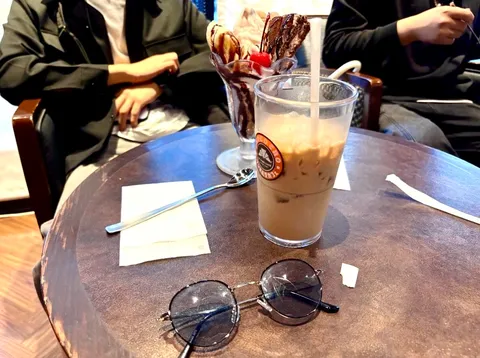 午後のカフェタイム、ちょっと一息