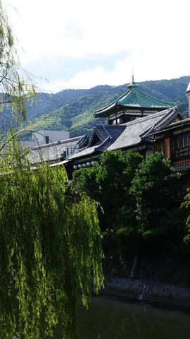 緑滴る古都の風情