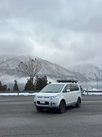 冬の山道、相棒と。