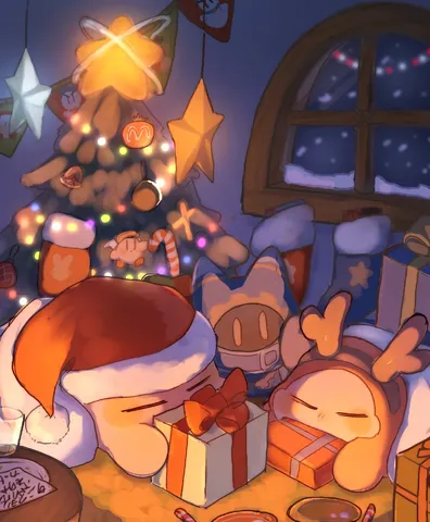 クリスマスの夜、夢の中