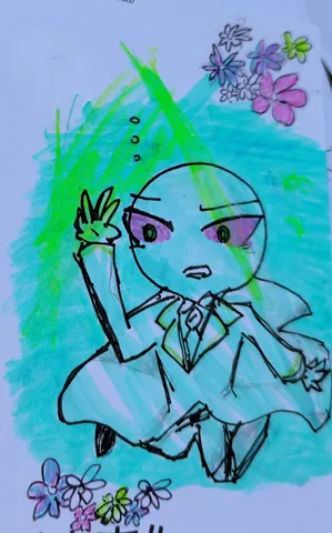 水彩画風の個性的なイラスト