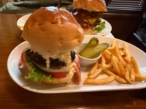 ボリューム満点バーガーの余韻