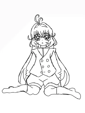 寂しげな幼い姿