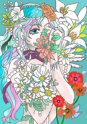 花束を超えた花の大集合
