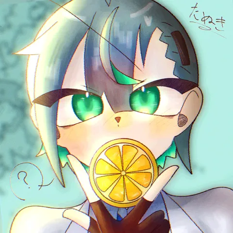 レモンスライスでキュートに
