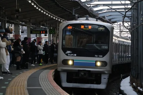 新宿へ向かう、東海道貨物線の旅