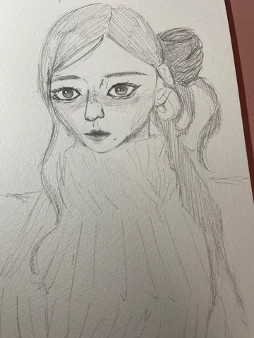 鉛筆が描く、繊細な表情