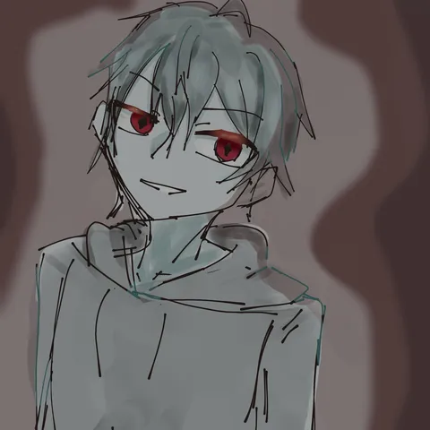 紅い瞳の憂鬱な少年