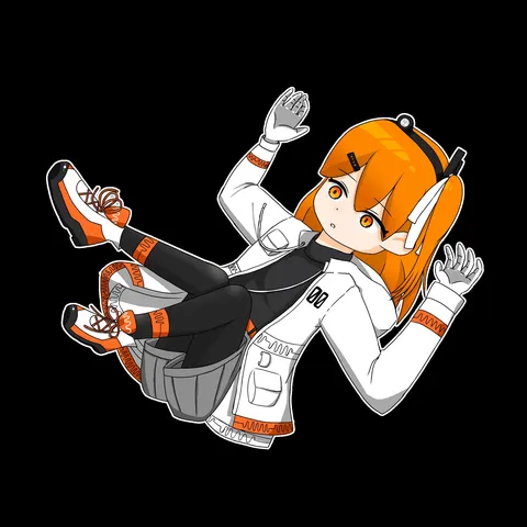 宇宙でひらりと浮く瞬間