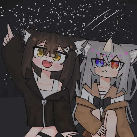 星空の下、二人きりの夜