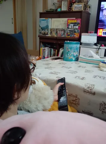 リモコン片手にくつろぎタイム