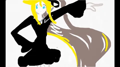 躍動する黒衣の少女