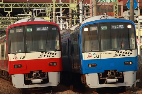 並走する2台の列車、どっちが速い？