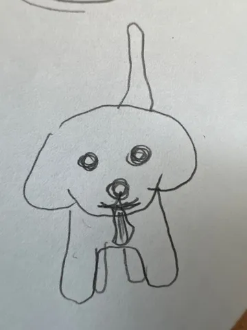 ゆるふわワンコのお絵描きタイム